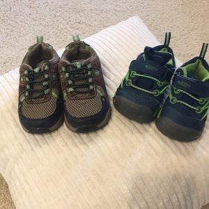 *reposh 2 pairs size 6 toddler boy hiking shoes
